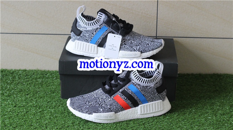 Real Boost Adidas NMD R1 Primiknit Tri Color Grey